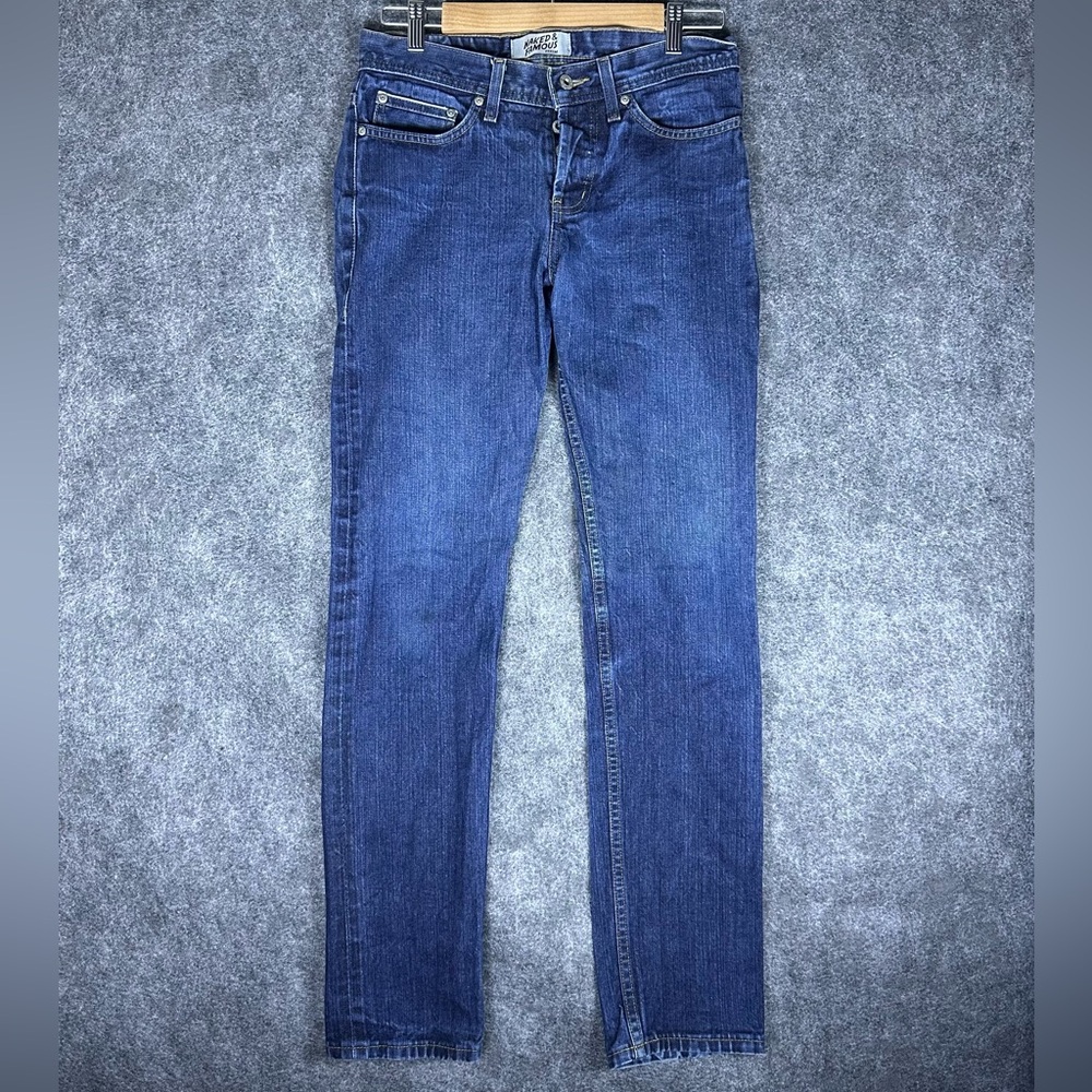 Naked & Famous Denim Slim Jeans in Classic Blue